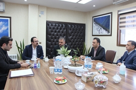 جلسه بررسی همکاری های فی مابین دانشگاه علوم پزشکی گیلان و پست بانک استان